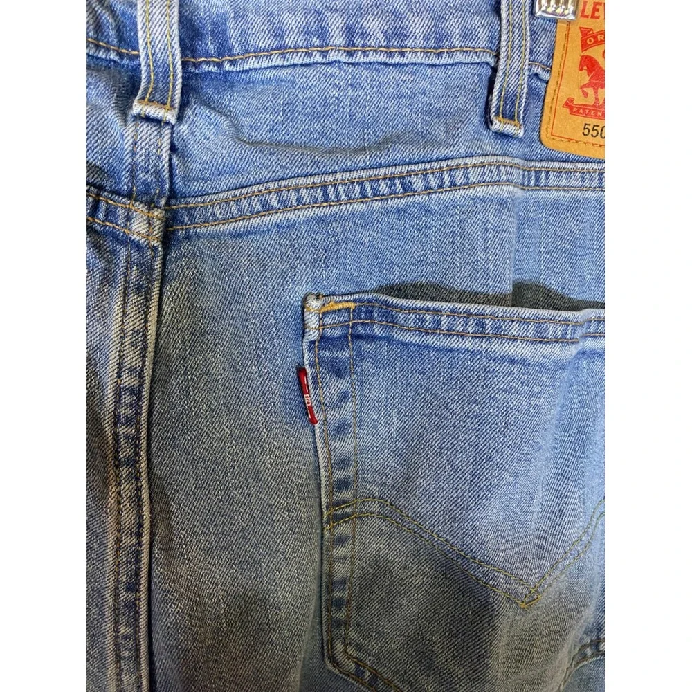 Levi's‎ 550 Relaxed Fit Jeans 38x36 Light Wash Baggy Straight Leg Y2K